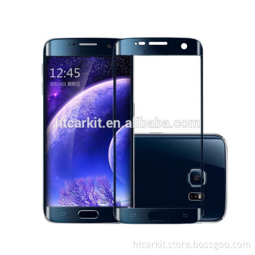 2016 New coming For samsung s7 edge tempered glass screen protector / Full Cover 3D curved s7 edge tempered glass
